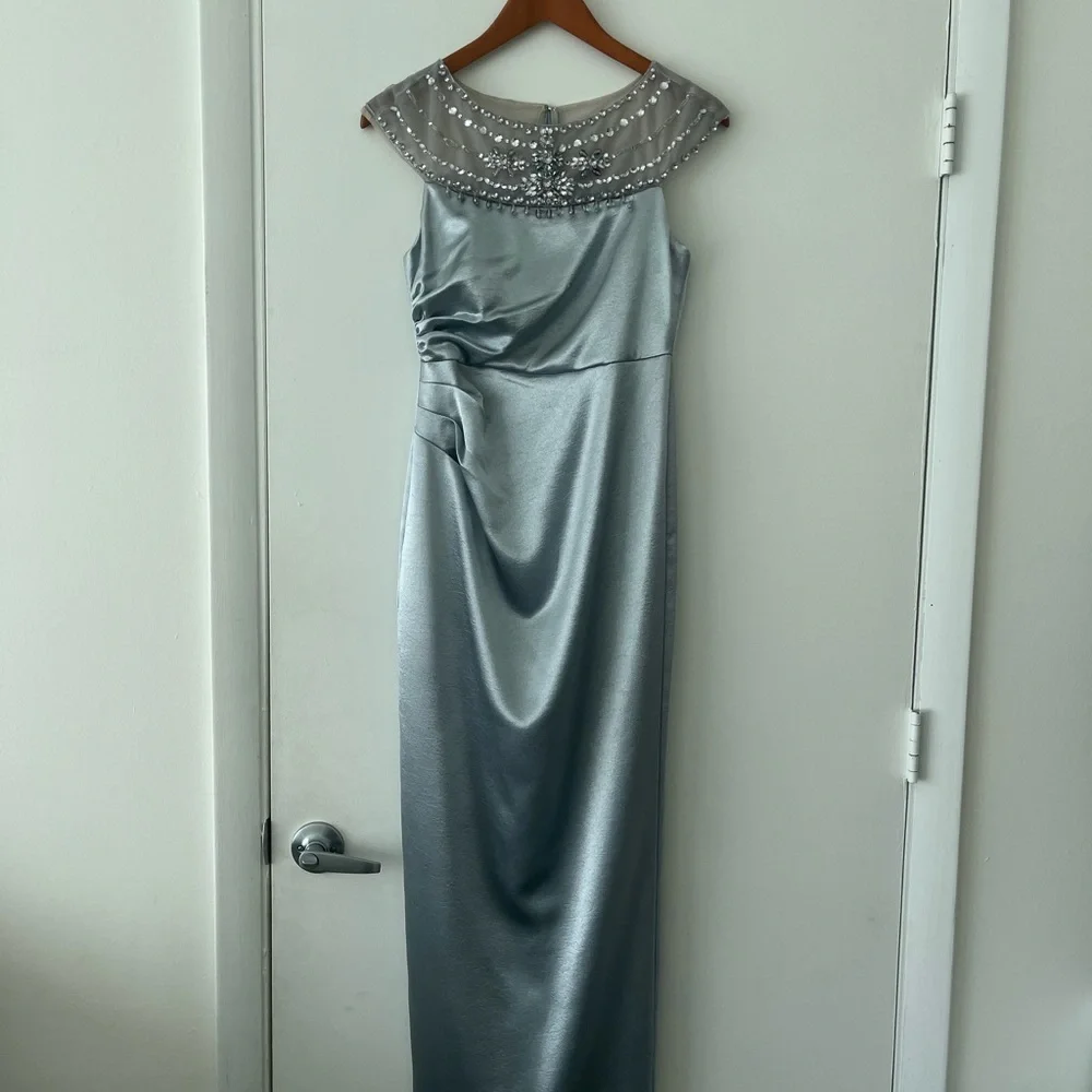 Adrianna Papell Satin Dress - Picture 2 of 8